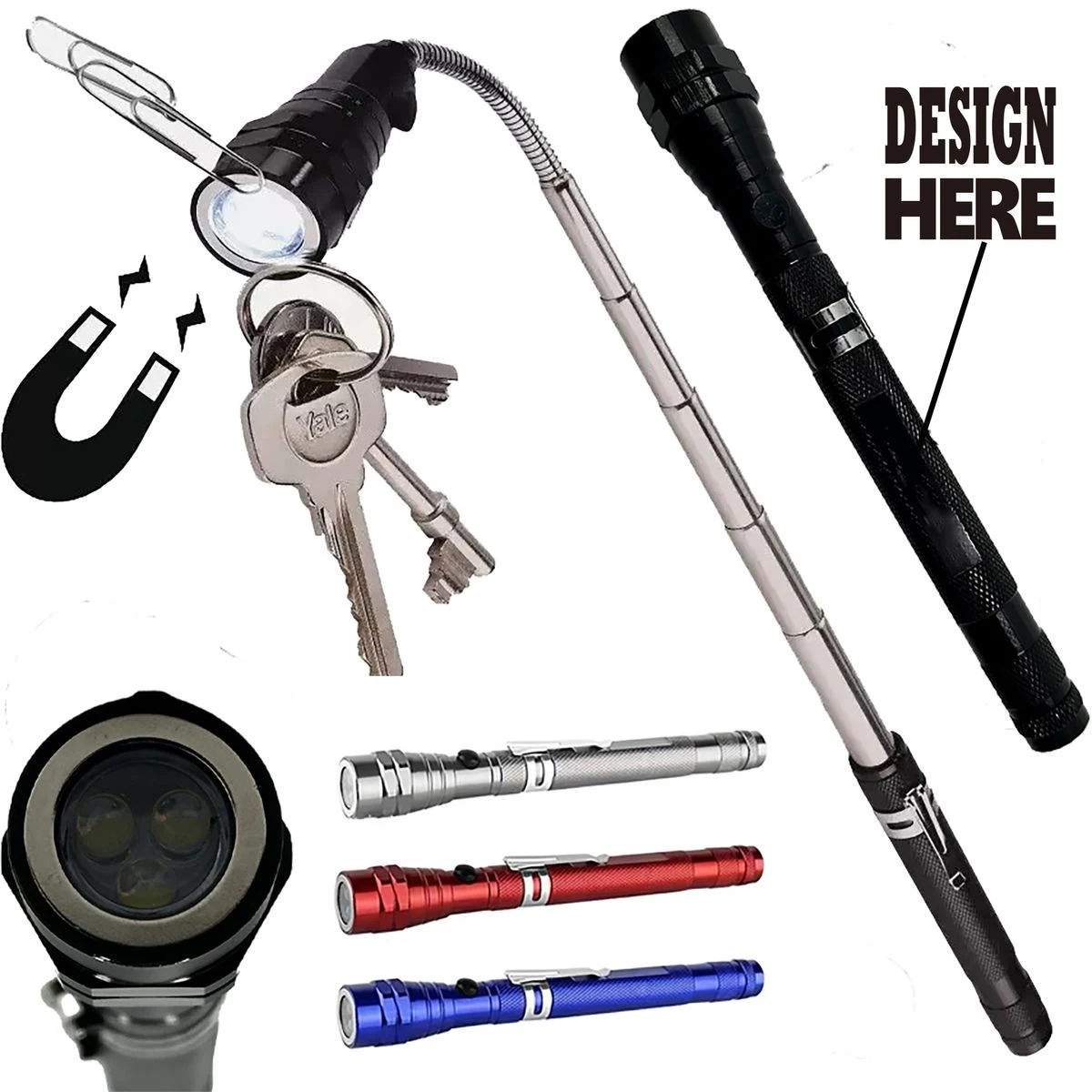 Flexible Magnetic LED Work Light Tool 1
