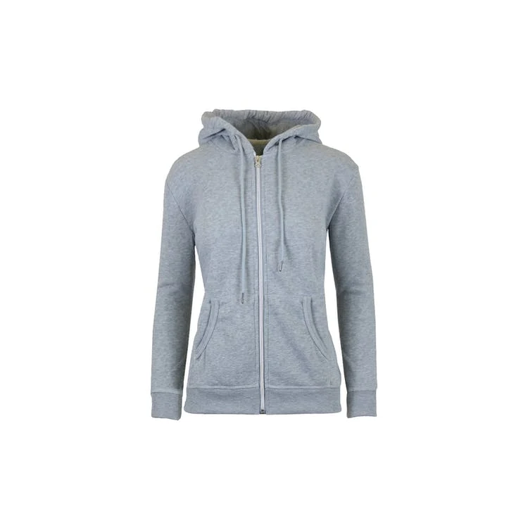 Women's Full Zip Hoodies - S-2X Heather Gray 1