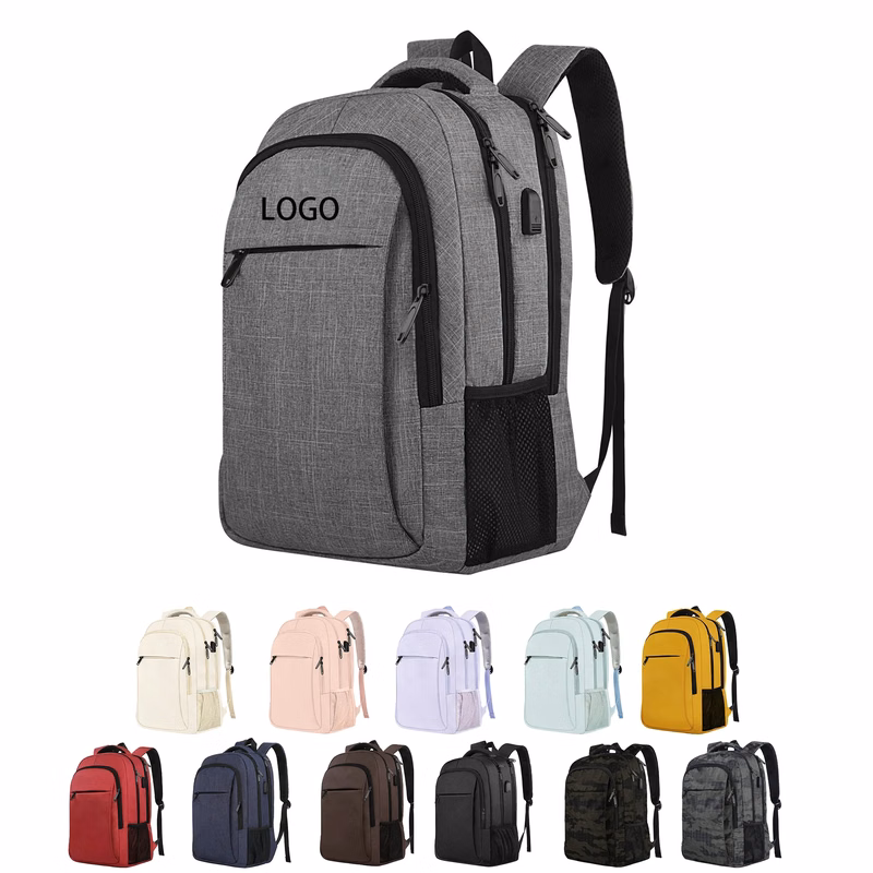 Business Bags Travel School Backpack With Usb Charging Port