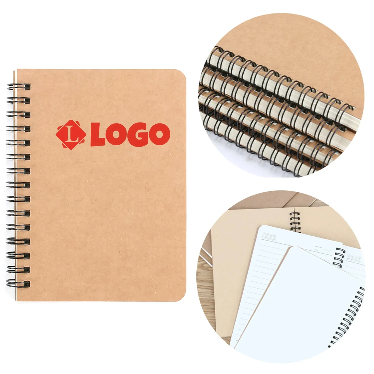 Brown Kraft Paper Notebook MOQ 100pcs 1