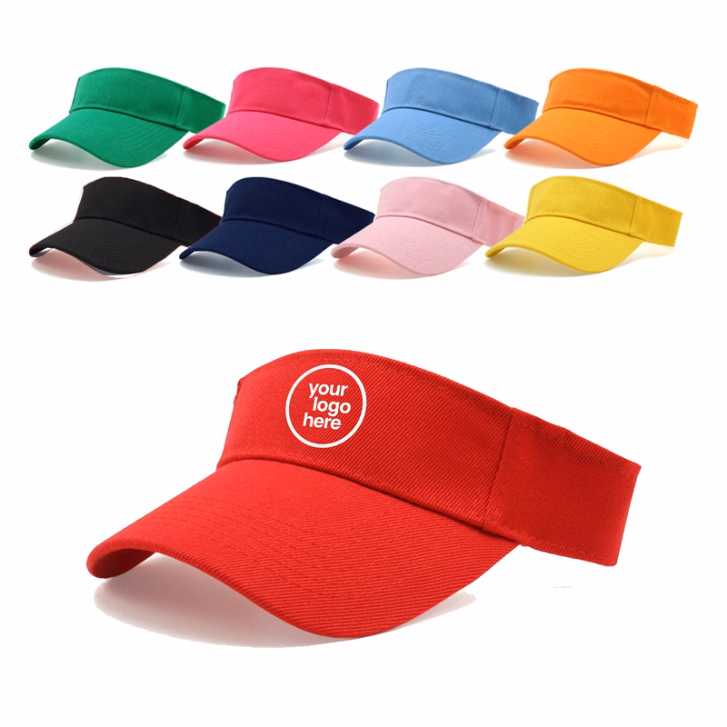 MOQ:10pcs Colorful Sun Visor Hat