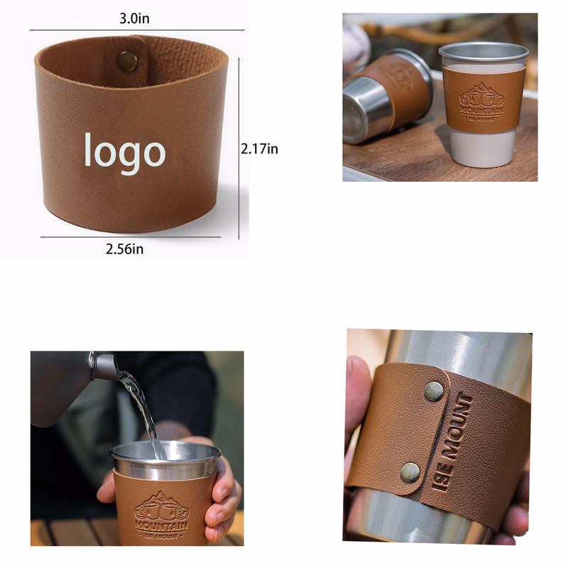 Leather Insulated Cup Sleeve