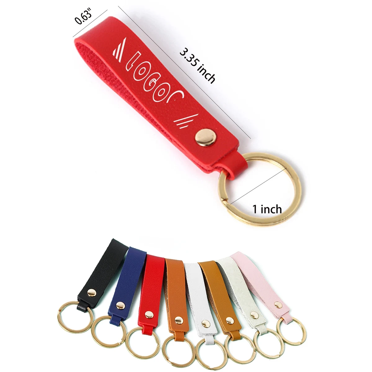 PU Keychain With Ring 1