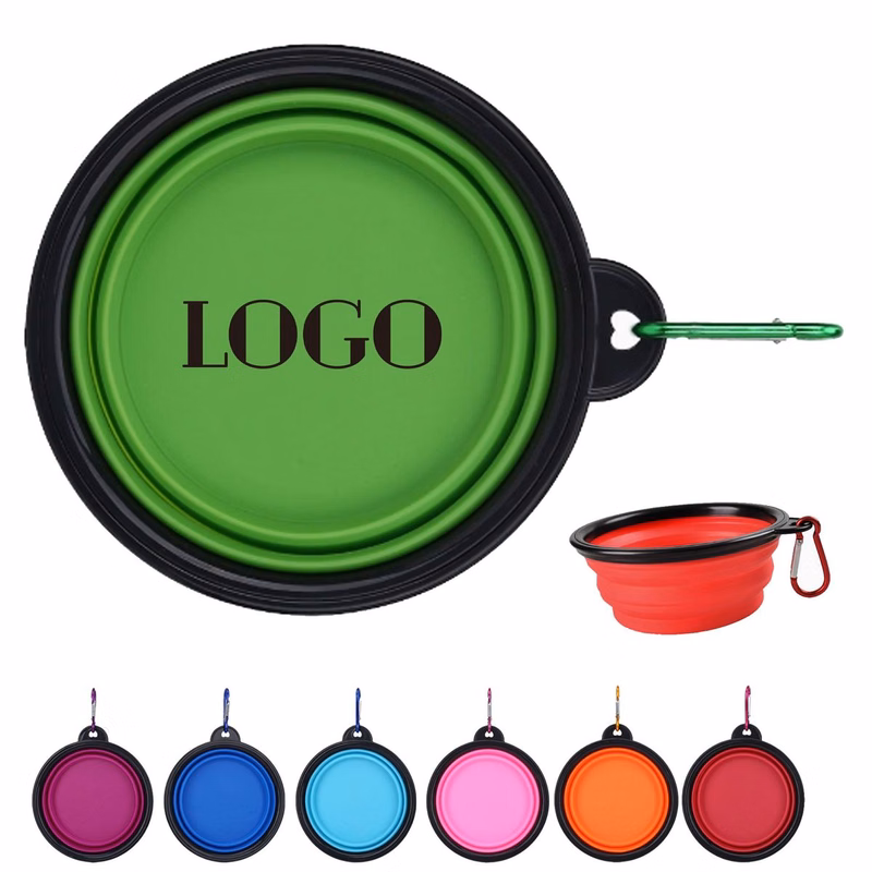 Portable Collapsible Silicone Dog Travel Bowl