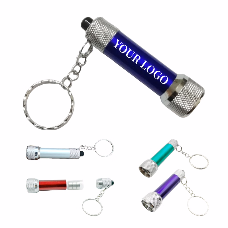 Mini UV Flashlight Aluminum Keychain Rechargeable