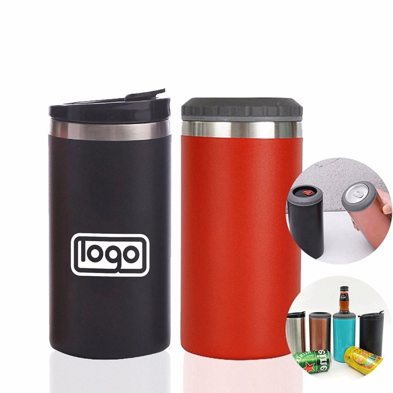 16oz Stainless Steel Multi-Functional Can Cooler Bottle