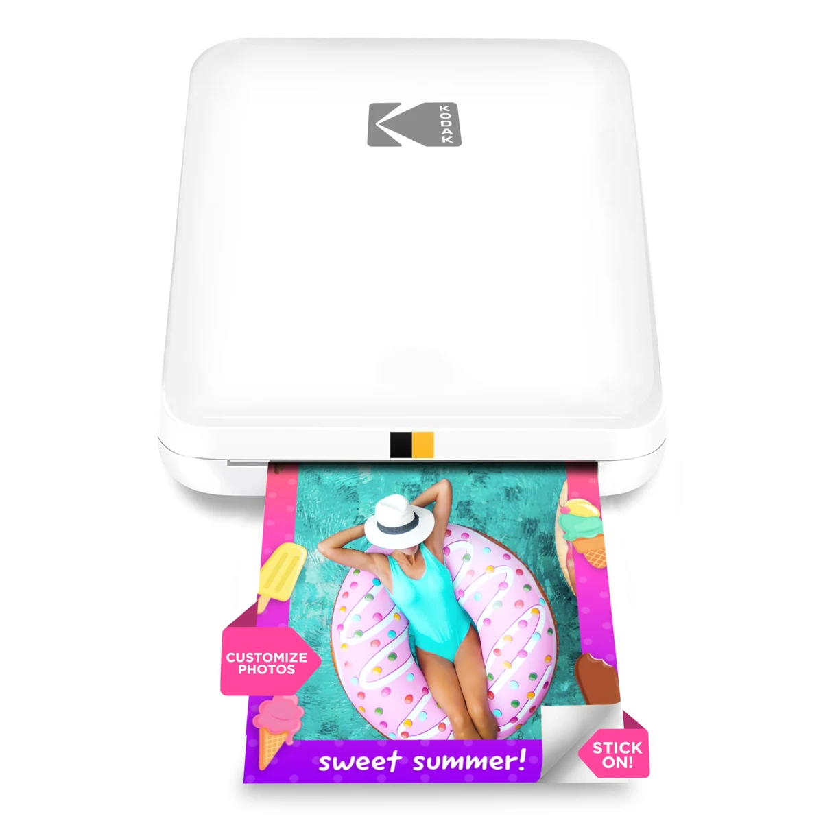 KODAK Step Slim Instant Smartphone Photo Printer - Portable Sleek Color Wireless Mobile Printer -... 1