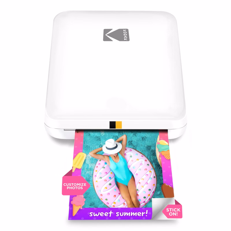 KODAK Step Slim Instant Smartphone Photo Printer - Portable Sleek Color Wireless Mobile Printer -...