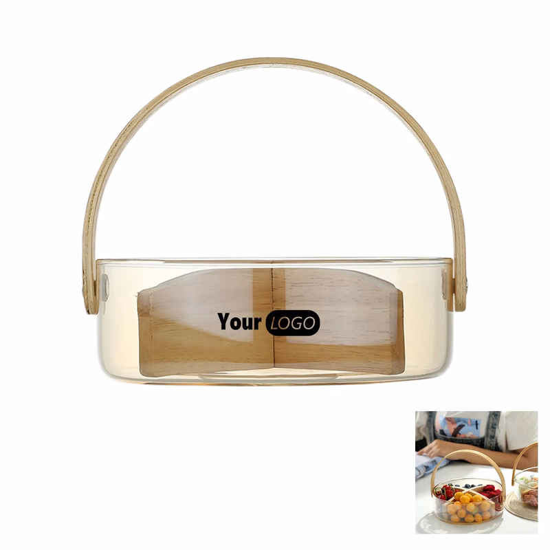 Glass Snack Serving Tray