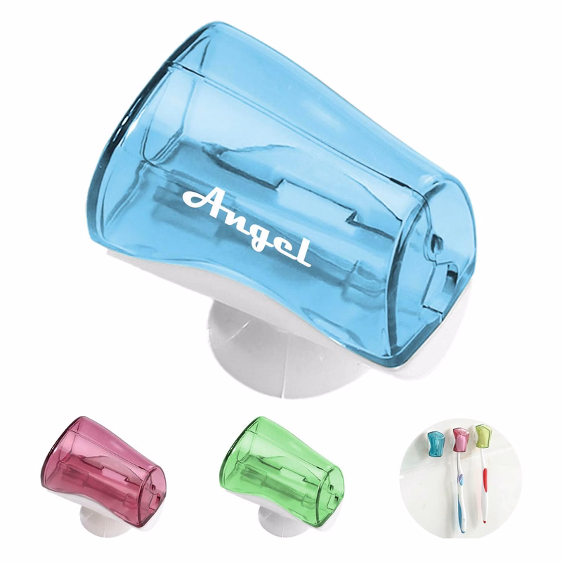 Plastic Toothbrush Cover With Suction Cup