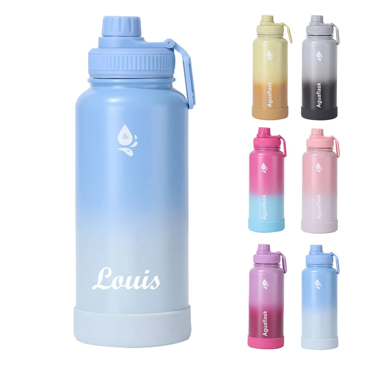 32oz Sports Vacuum Insulated Bottle, custom water bottle with logo imprint 1
