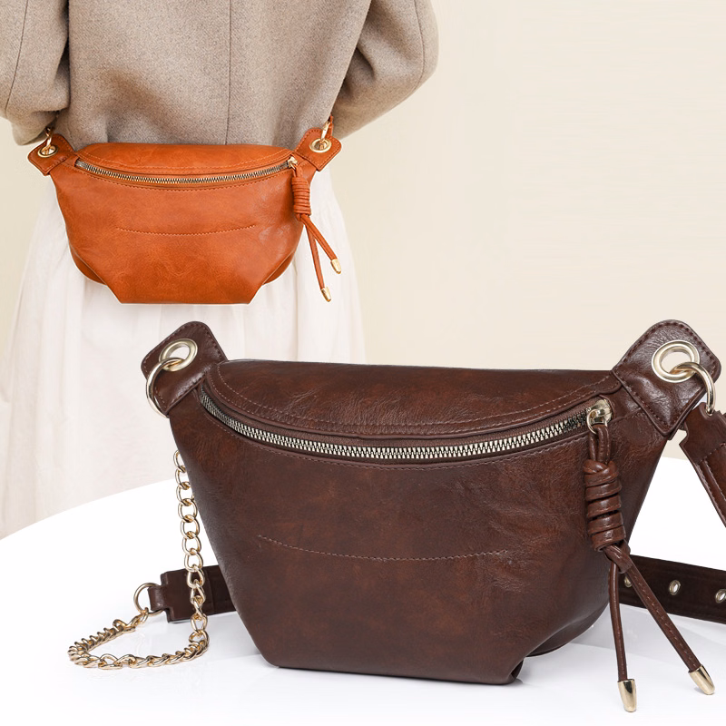 Women PU Leather Crossbody Fashionable Casual Belt