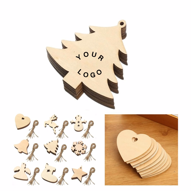 Wooden Festive Hanging Tree Ornament