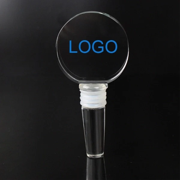 3D Crystal Circle Bottle Stopper 1