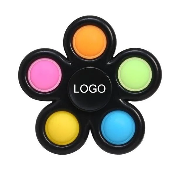Five Bubbles Push Pop Fingertip Spinner Fidget Toy 1