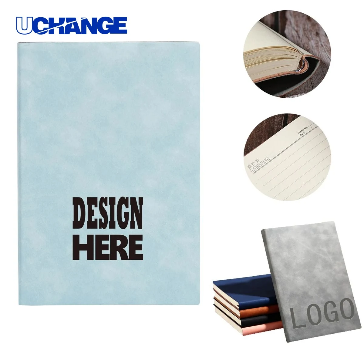A5 Soft Leather Cover Notebook Journal 1