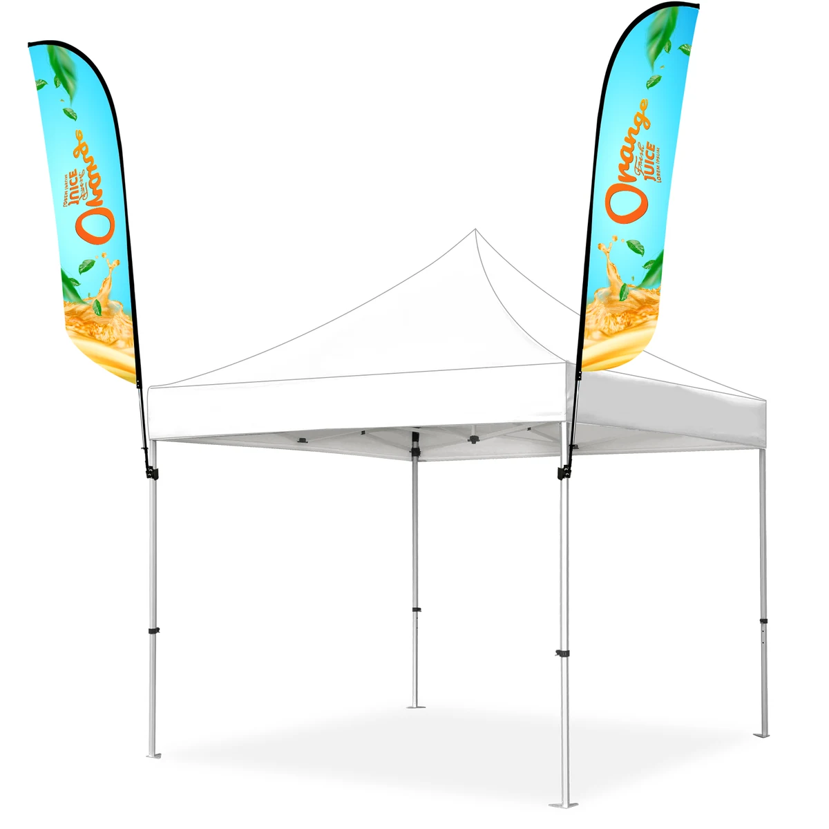 Tent Post 9ft Feather Flag 1