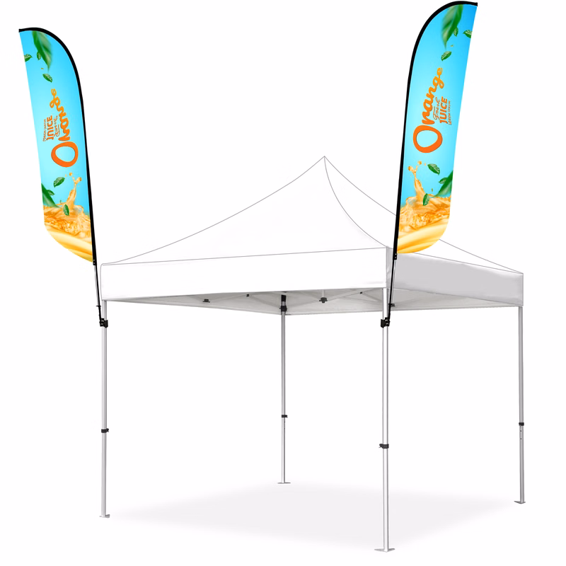 Tent Post 9ft Feather Flag