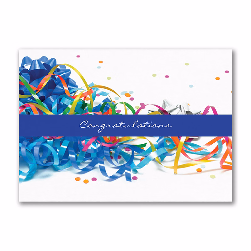 Streamer Festivities Card