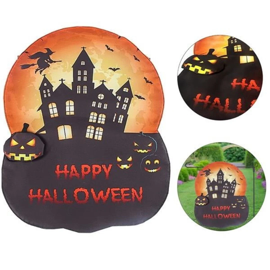 Halloween garden flags 1