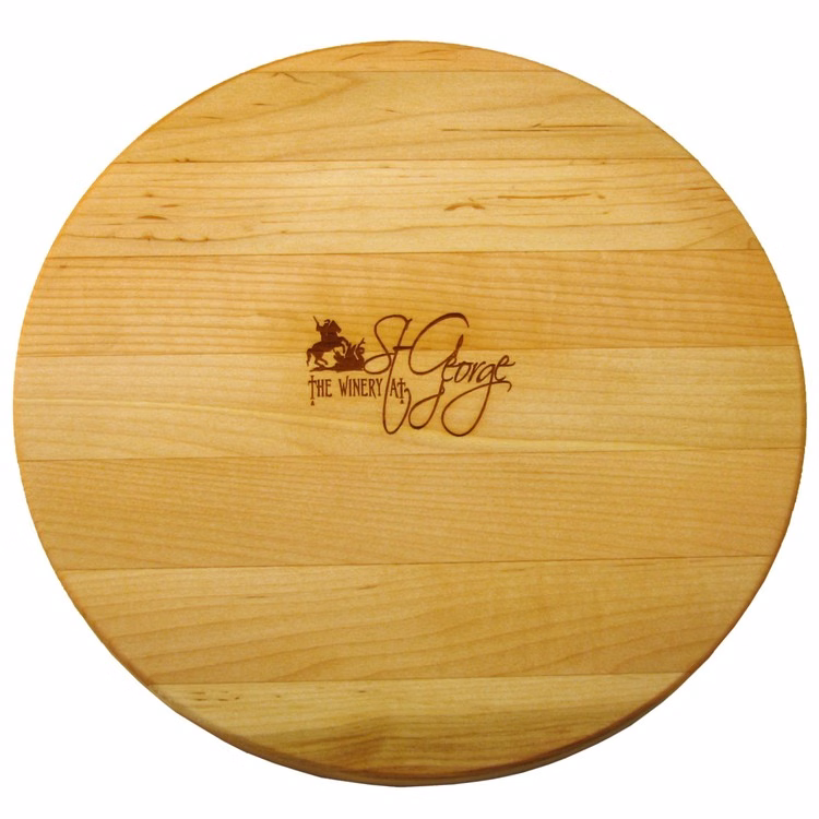 Round Wood Cutting Board 12"