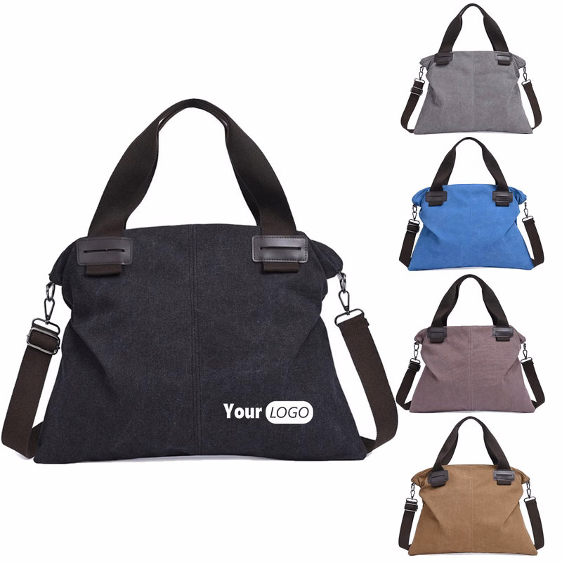 Women's Canvas Tote Bag Vintage Shoulder Crossbody