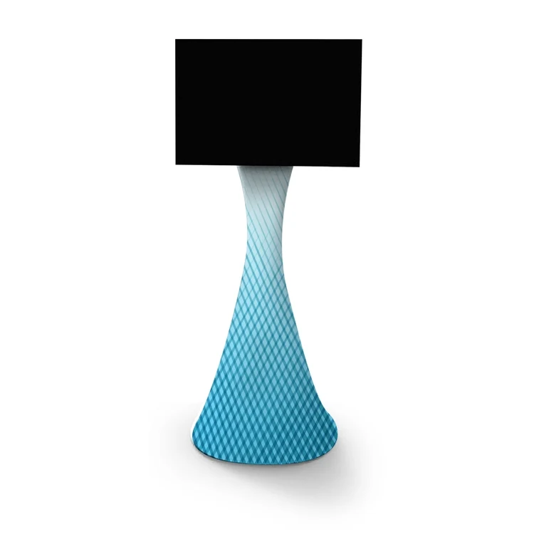 Fabsta™ TV Display, Round Base, Kit (Design 4) led tv display stand 1