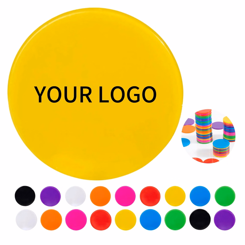 Durable Plastic Token Round Compact for Events or Promotions