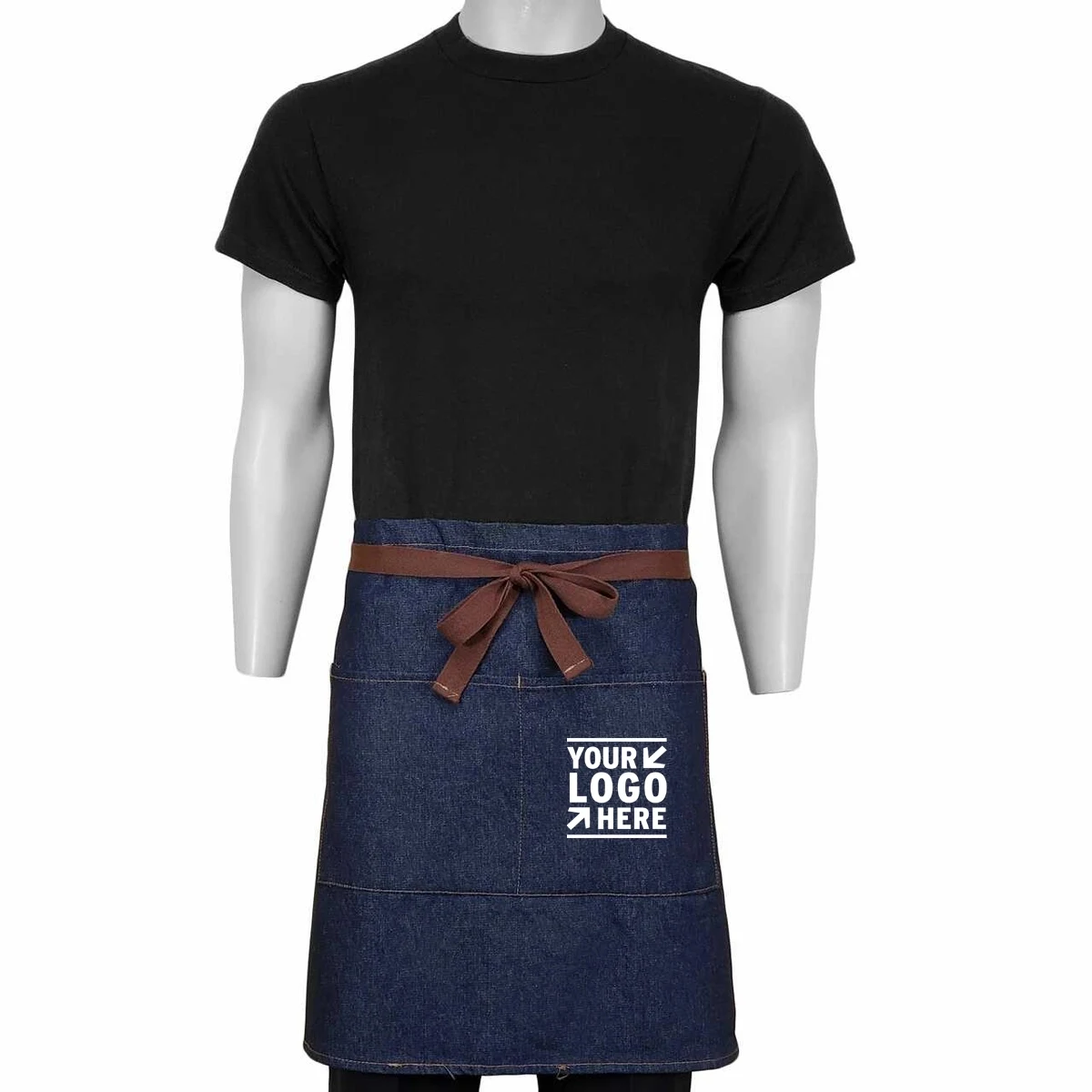 Denim Half Bistro Apron 1