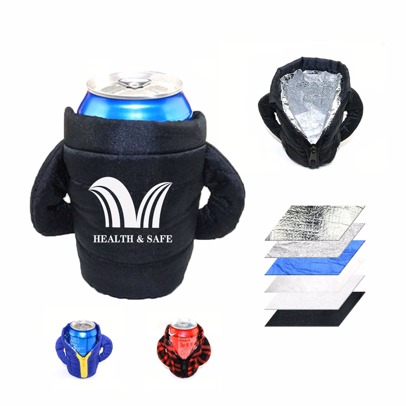 Beverage Can Coolers Beer Vest Jacket Cover