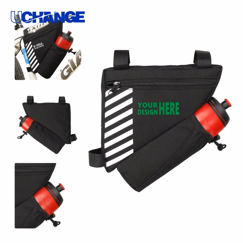 Bicycle Frame Triangle Bag Organizer with Bottle Holder