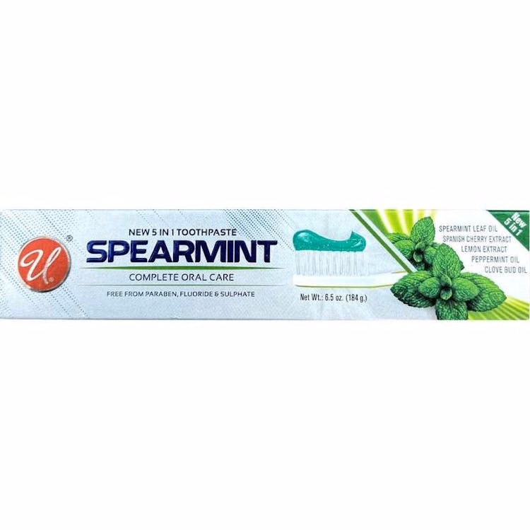 Five-in-One Spearmint Toothpaste - 6.5 oz