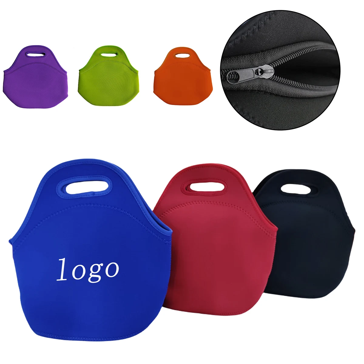 Portable Neoprene Lunch Tote Bag 1