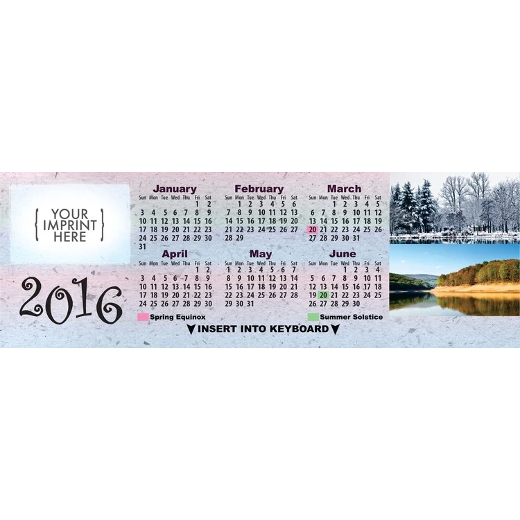 CALENDAR - Four Seasons Keyboard Calendar 1