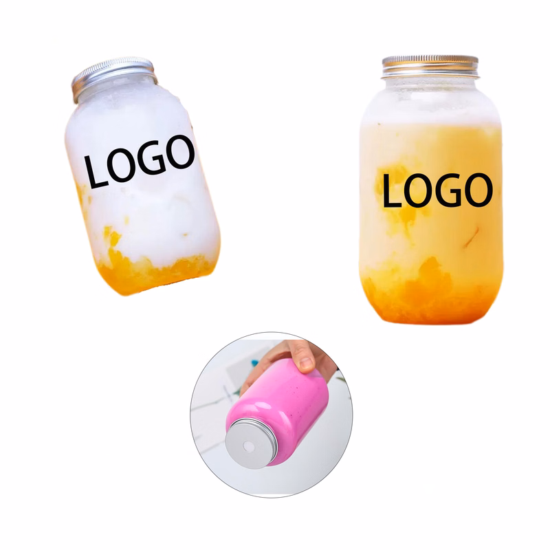 Disposable Plastic Milk Tea Bottle MOQ 10pcs