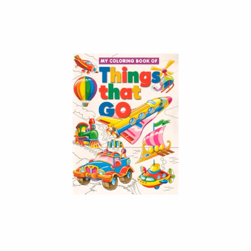 Things That Go Coloring Books - Vehicles 64 Pages