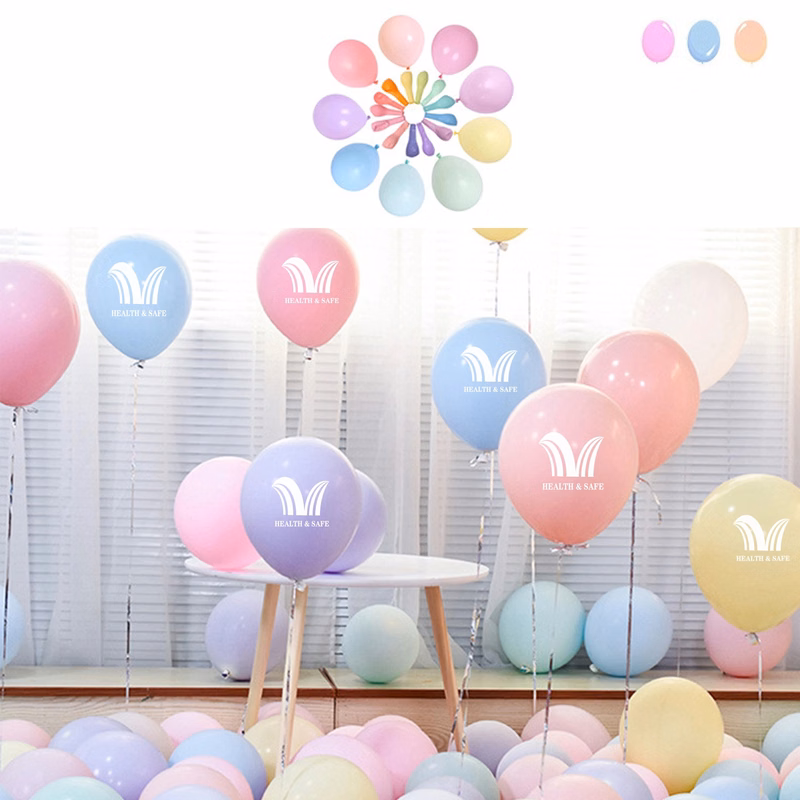 Pastel Colorful Latex Party Balloons 100 Pack 10 Inches