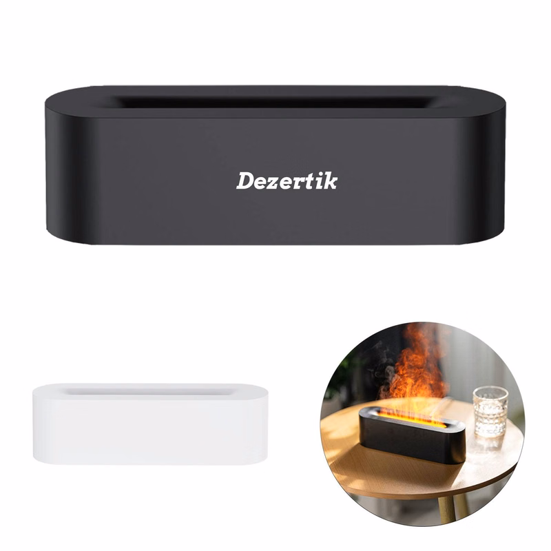 USB Flame Effect Humidifier With LED