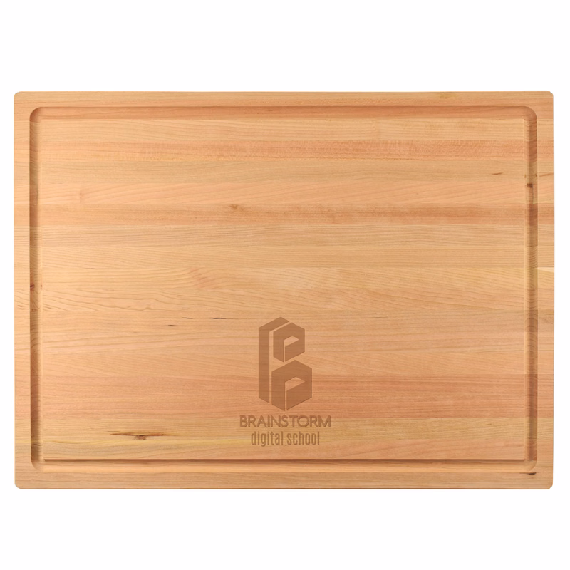1 3/4" Cherry Butcher Block with Juice Groove