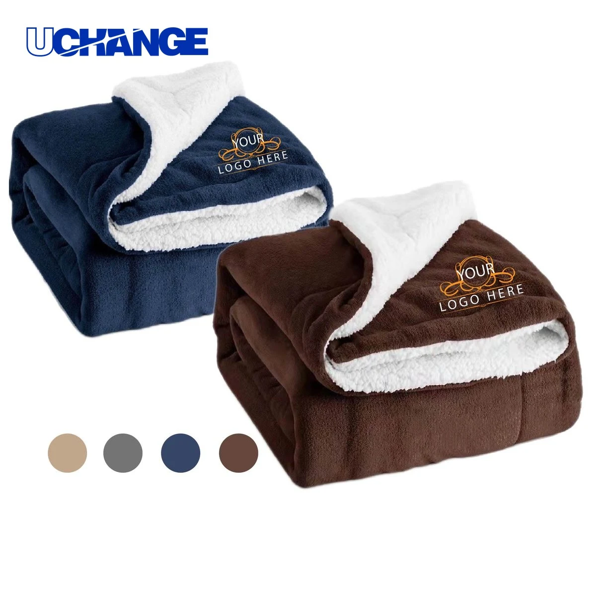 Embroidered Soft Blanket Throw 1