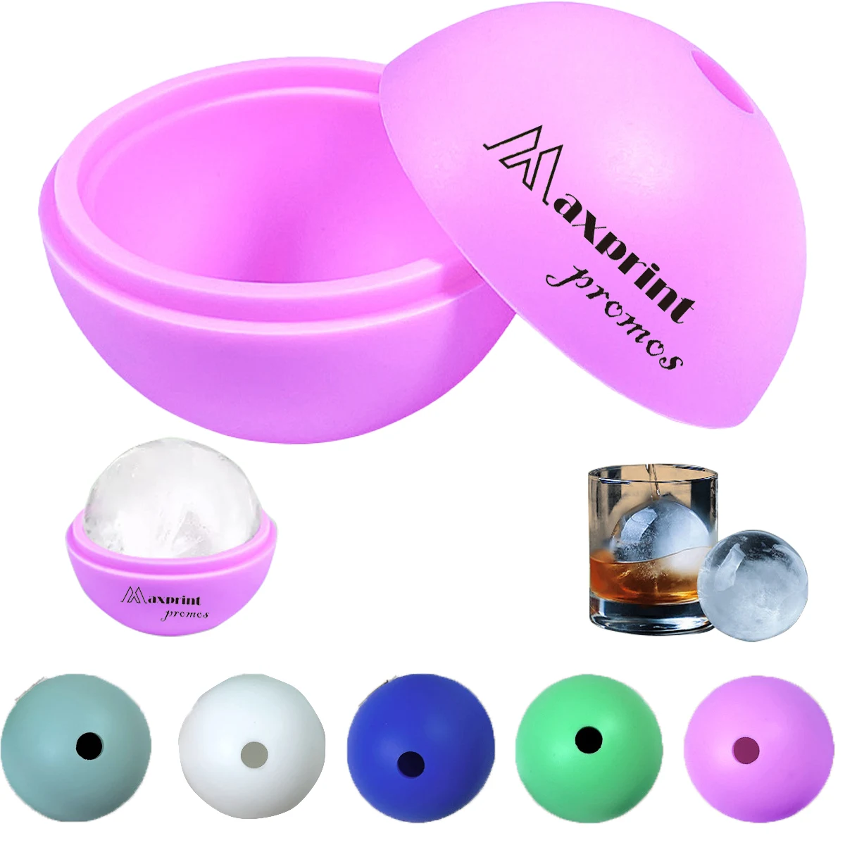 1.77 In Silicone Ice Ball Molds 1