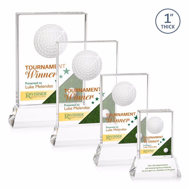Pennington Golf VividPrint™ Award on Base - Clear