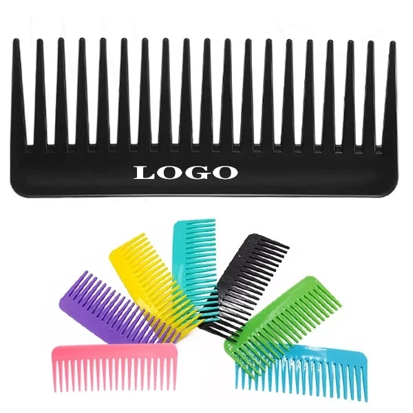 Plastic Wide tooth Hair Comb 1