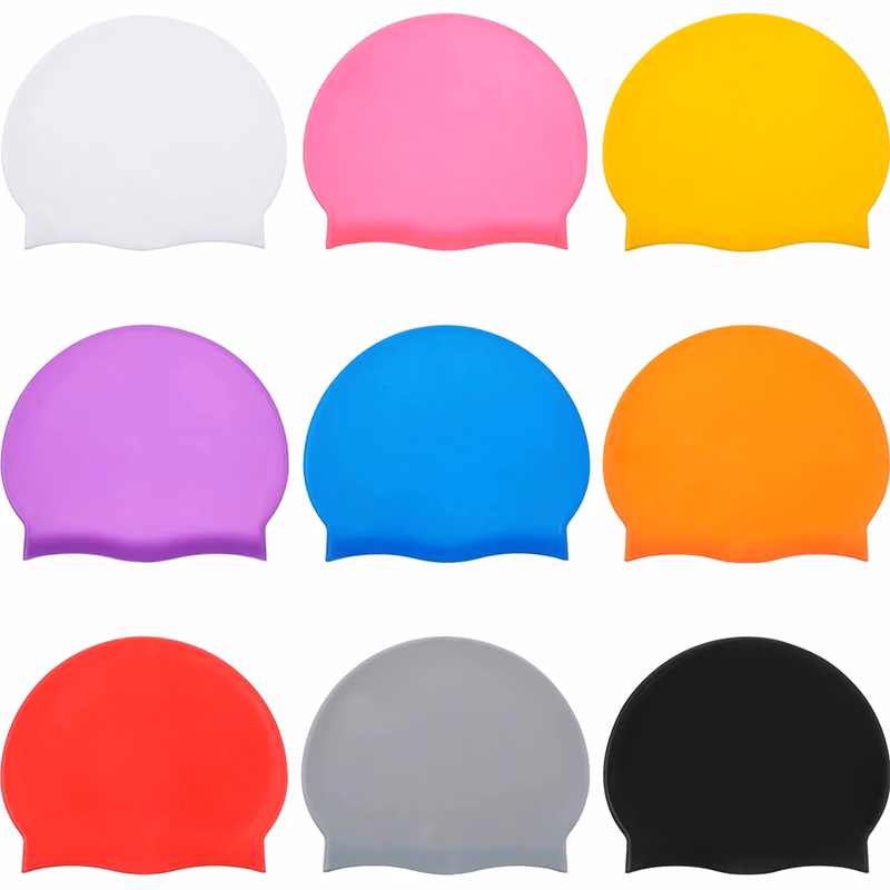 Unisex Silicone Swim Cap MOQ 50 PCS