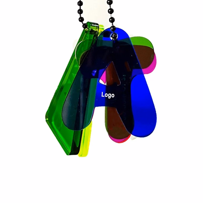 Acrylic Hang Tag Suitcase Ornaments