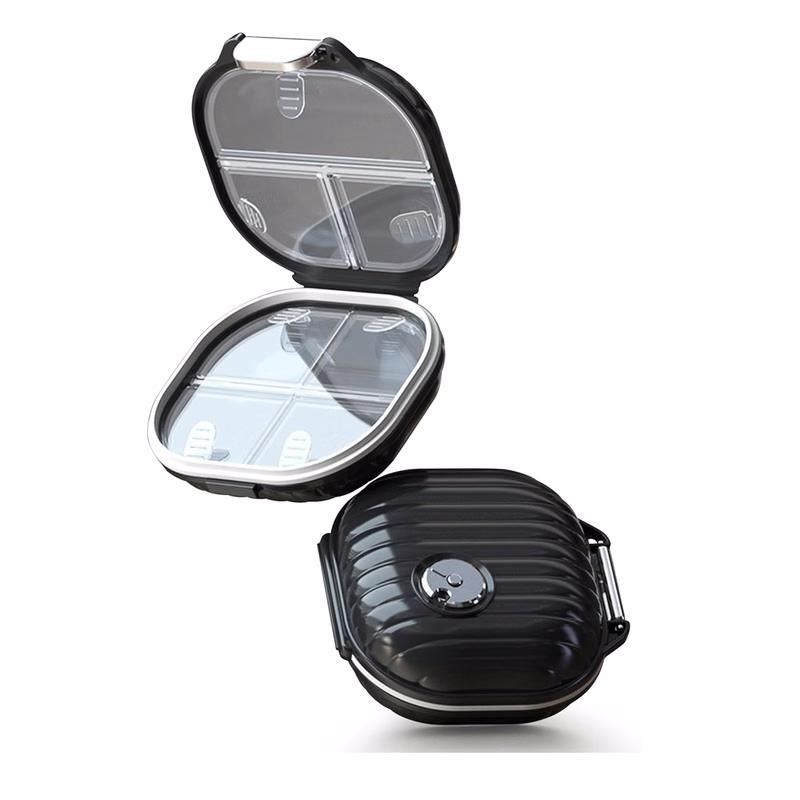 Compact Weekly Travel Pill Organizer