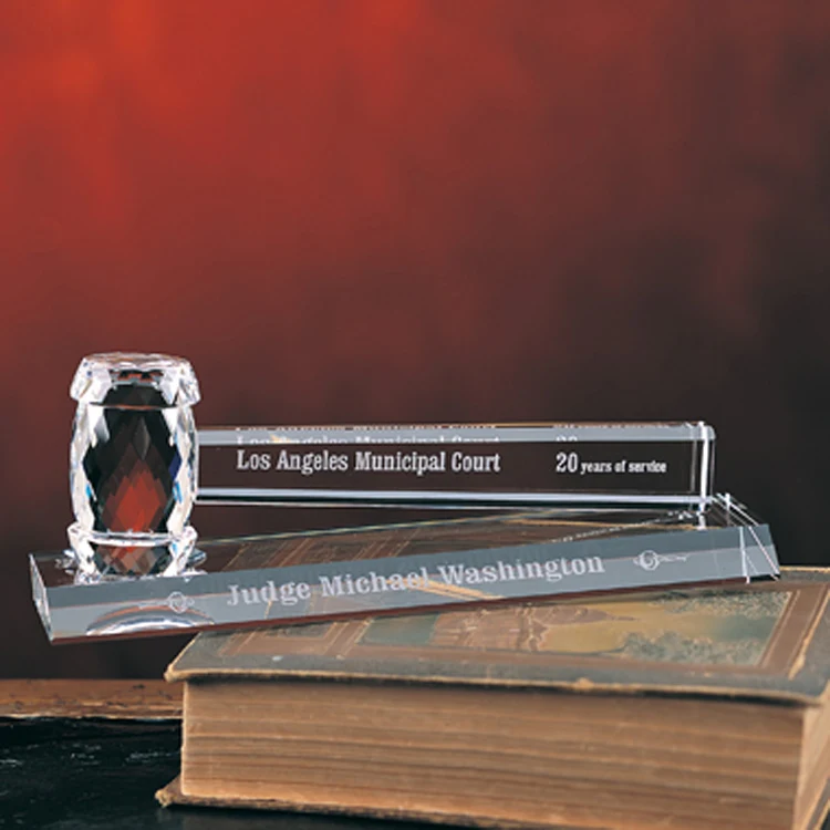 GAVEL OPTICAL CRYSTAL 1