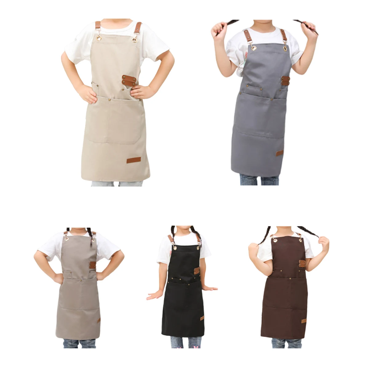 Kids Waterproof Art Printing Apron 1