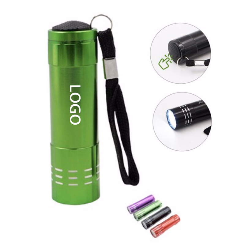 Custom Outdoor Mini 9 LED Flashlight