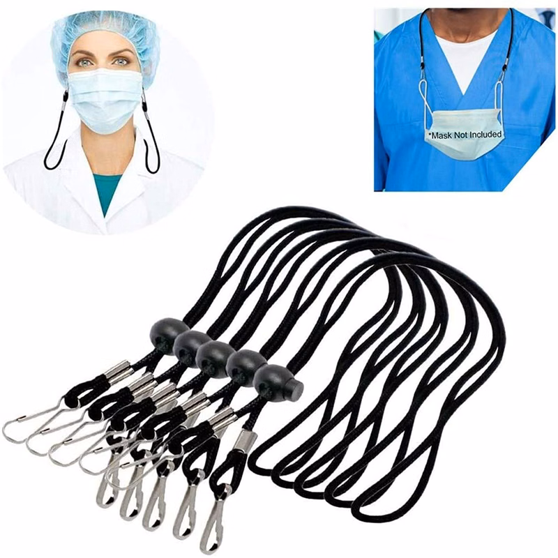 Round Lanyard Mask Holder
